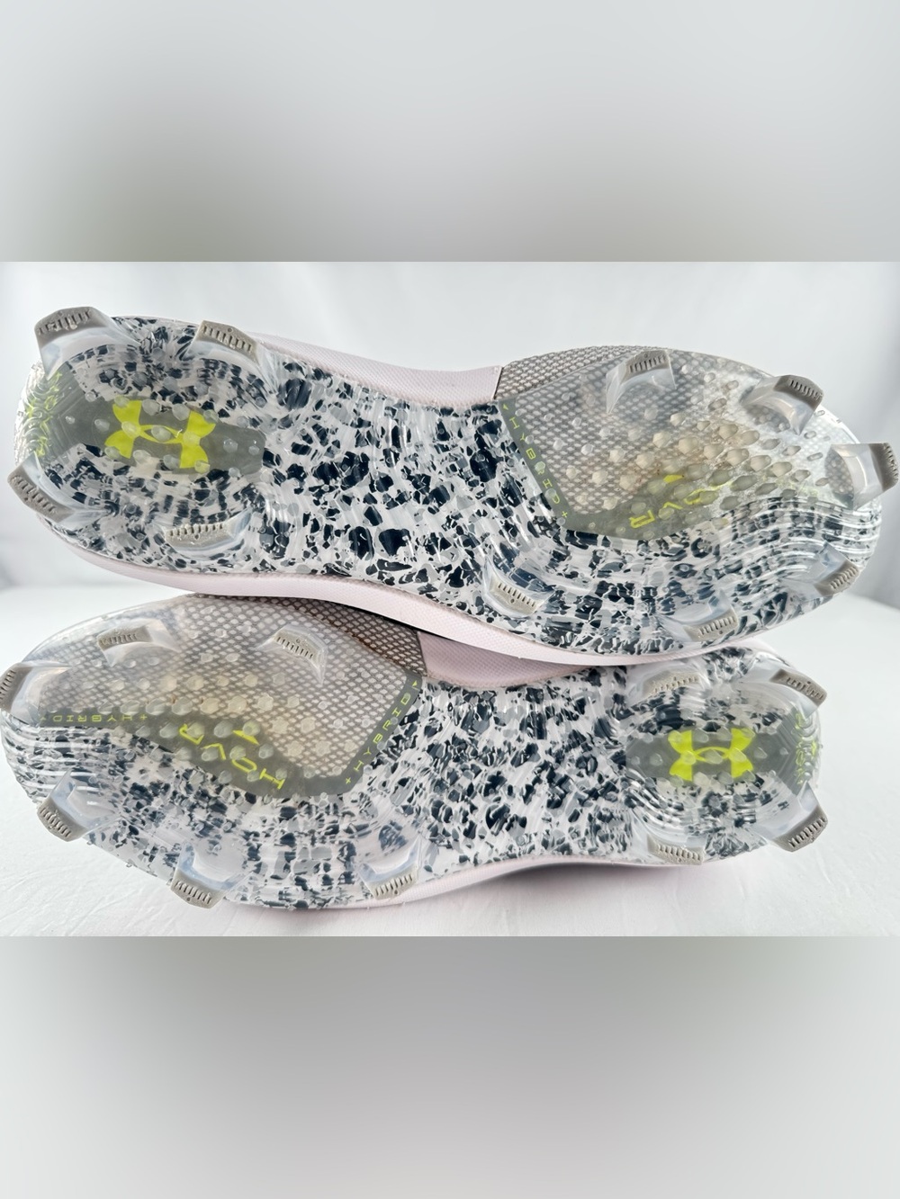 Under Armour Harper 7 Low Elite TPU Baseball Cleats Gray White Mens Size 12 - Picture 4 of 8